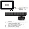 Прожектор EVROLIGHT FM-01D-50 50W 6400К зображення 6