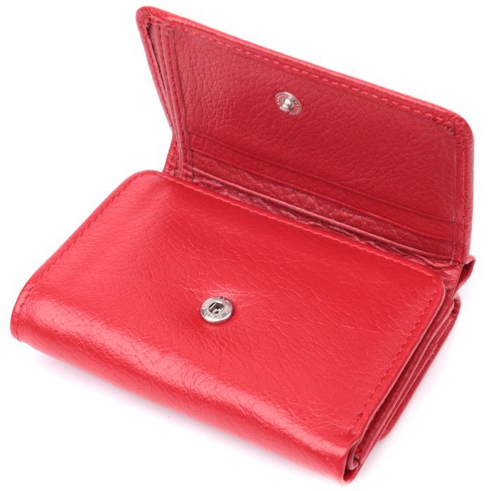 Гаманець ST Leather Шкіряний Червоний (22505) зображення 5