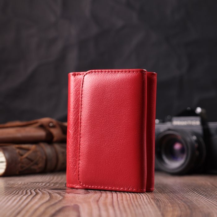 Гаманець ST Leather Шкіряний Червоний (22505) зображення 9