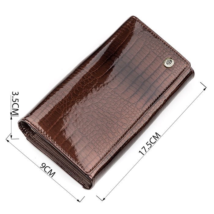 Гаманець ST Leather Коричневий (18431) зображення 3