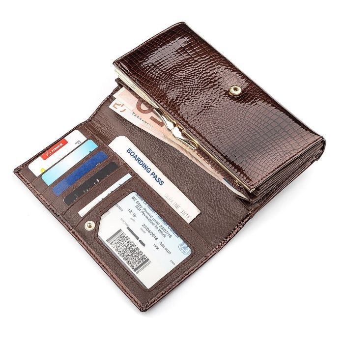 Гаманець ST Leather Коричневий (18431) зображення 6