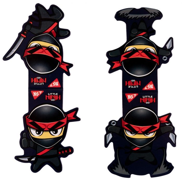 Закладки для книг Yes магнитные Ninja, 2шт (708113) изображение 2