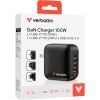 Зарядний пристрій Verbatim MiniGaN 100 W 4 ports (3xUSB-C/1xUSB-A) (32231) зображення 4