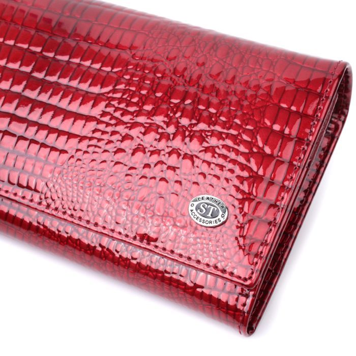 Кошелек ST Leather Из натуральной кожи Красный (22717) изображение 5
