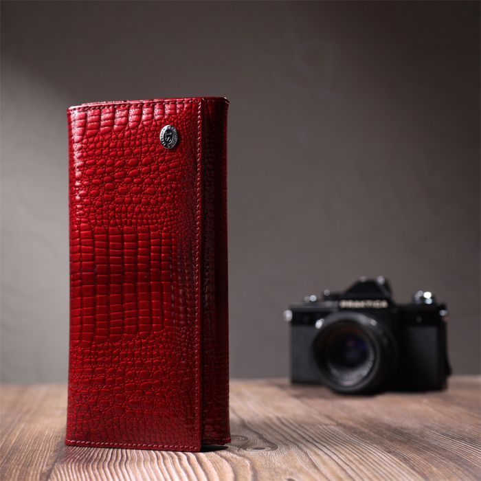 Кошелек ST Leather Из натуральной кожи Красный (22717) изображение 9