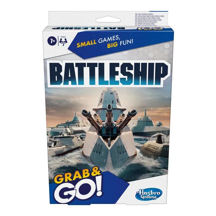 Настольная игра Hasbro дорожная Морской бой (F8252) изображение 6