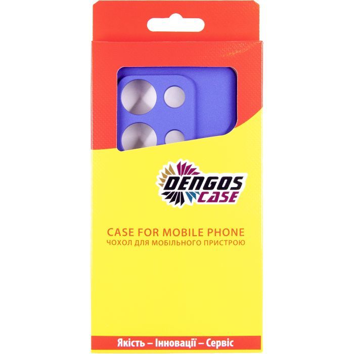 Чехол для мобильного телефона Dengos Xiaomi Redmi Note 14S Carbon + glass (Purple) (DG-KM-146) изображение 4