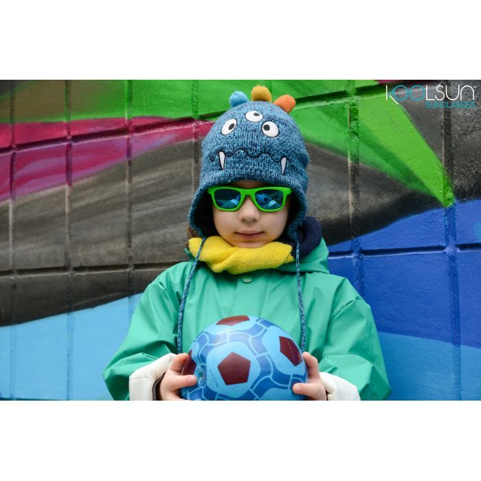 Детские солнцезащитные очки Koolsun Wave, 1-5 років, золотий (KS-WAGR001) изображение 2