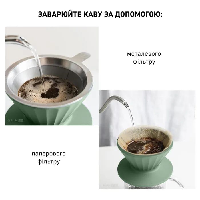 Заварник Buydeem для кави CD1024 Cozy Greenish (CD1024-CG) изображение 7