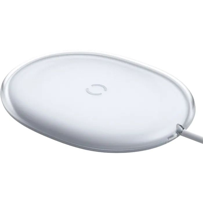 Зарядное устройство Baseus Jelly wireless charger 15W White (WXGD-02) изображение 5