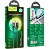Дата кабель USB-C to USB-C 1.0m 60W nylon X14 black HOCO (6931474752215) зображення 7