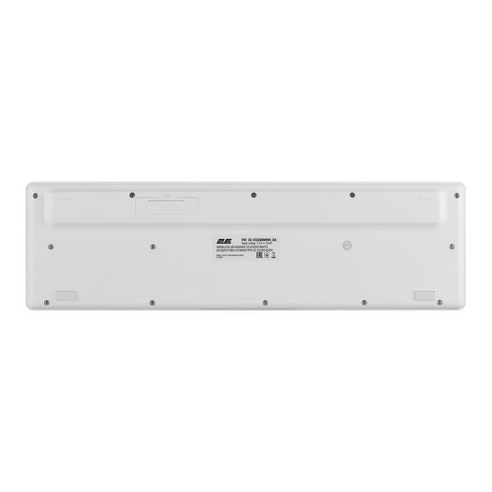 Клавиатура 2E KS260 106key Wireless UA White (2E-KS260WWH_UA) изображение 2
