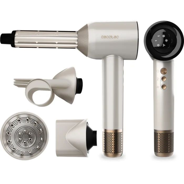 Фен Cecotec DryGlam Waves Champagne 4in1 (A01_EU01_103715)