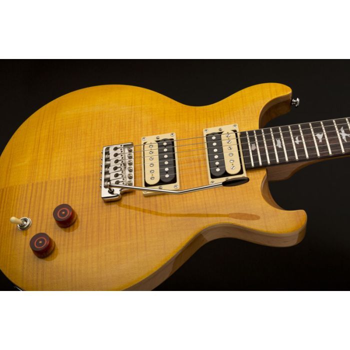Электрогитара PRS SE Santana Yellow изображение 8