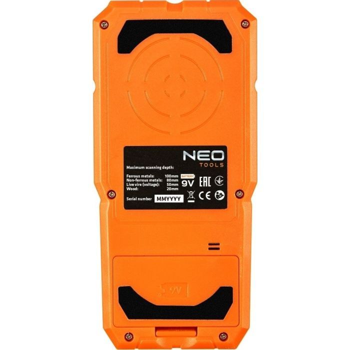 Детектор будівельний Neo Tools від 20 до 100мм, IP54, чохол, 0.164кг (75-250) зображення 4
