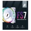 Кулер для корпуса 1stPlayer FS7 White (FS7-WH-1IN1) изображение 9