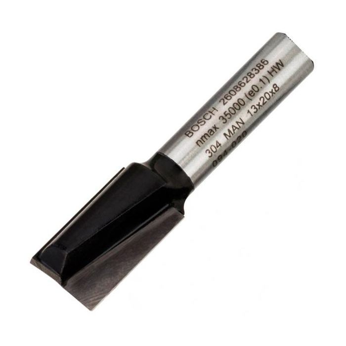 Фреза Bosch Professional пазова з двома лезами, Std, S8, D8, L20 (2.608.628.381)