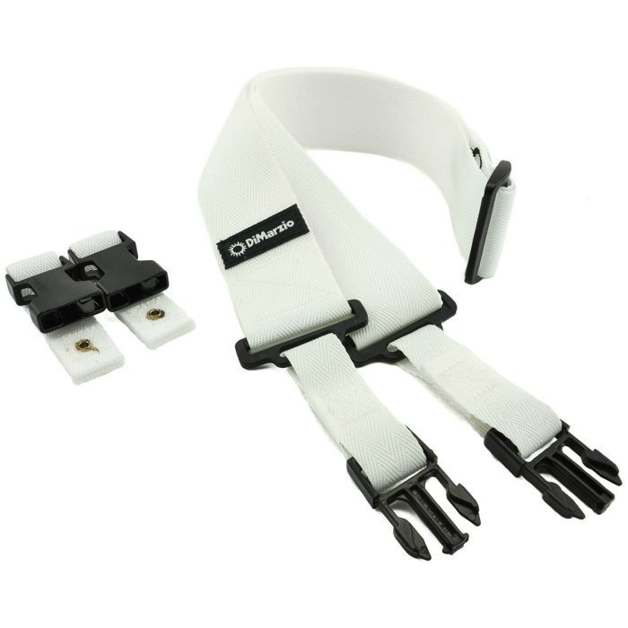 Ремень для гитары DiMarzio 2 Inch Nylon ClipLock White (DD2200W) изображение 2