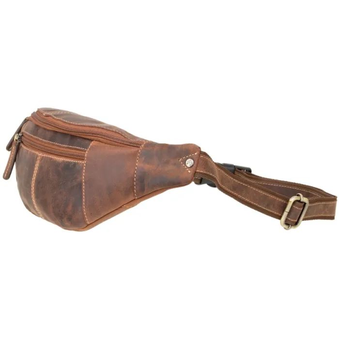 Сумка Visconti 721 Bumbag Large Oil Brown (721 OIL BR) зображення 4