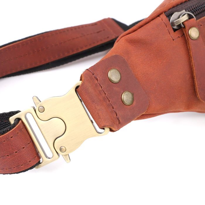 Сумка Shvigel Из натуральной кожи Рыжая (23131) изображение 5