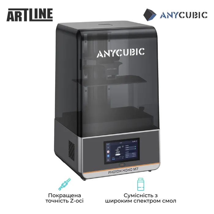 3D-принтер Anycubic Photon Mono M7 (PM70BK0B-O) зображення 4 3D-принтер Anycubic Photon Mono M7 (PM70BK0B-O) зображення 4