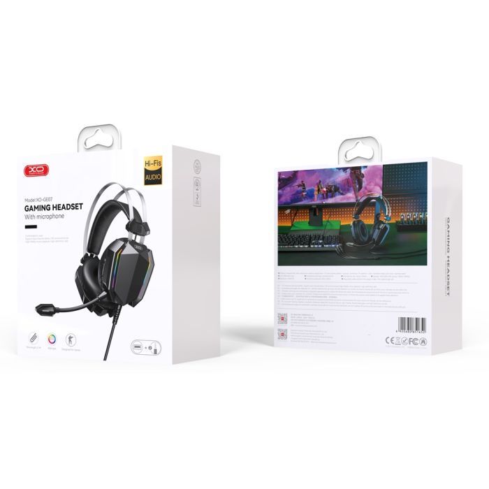 Наушники XO GE-07 Static Gaming Black (GE-07 Black) изображение 6