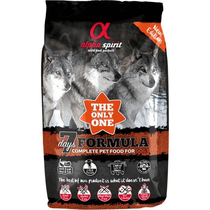 Сухий корм для собак Alpha Spirit The Only One 7 Days Formula 3 кг (8436586310325)