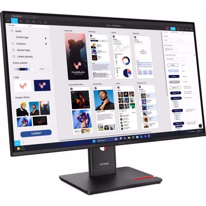Монитор Lenovo T32UD-40 (64B0GAT1UA) изображение 2