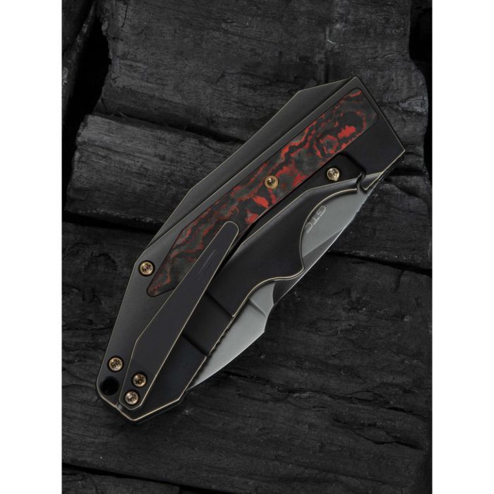 Ніж Weknife Coral, Stonewash, титан/Carbon Fiber (WE24044-2) зображення 10