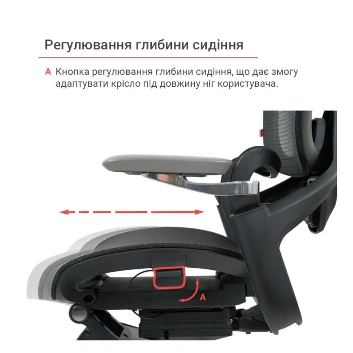 Офисное кресло Аклас Петрос R-SR (Серый) (00158584) изображение 10