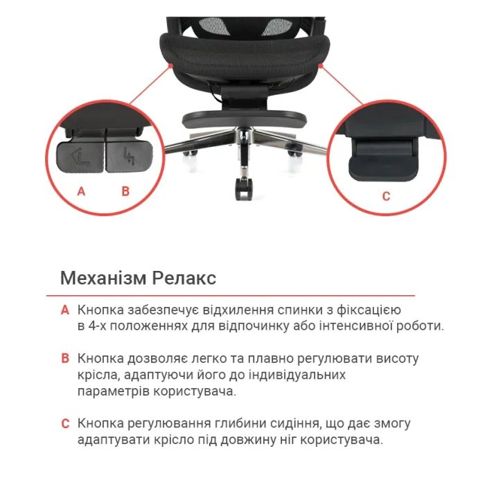 Офисное кресло Аклас Петрос R-SR (Серый) (00158584) изображение 12