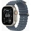 Смарт-годинник Apple Watch Ultra 3 GPS + Cellular 49mm Natural Titanium Case with Anchor Blue Ocean Band (MEWH4QP/A)