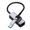 Адаптер USB-C + USB A to RJ45 Ethernet 1000Mbps ColorWay (CW-AD-CRG) зображення 2