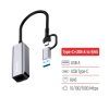 Адаптер USB-C + USB A to RJ45 Ethernet 1000Mbps ColorWay (CW-AD-CRG) зображення 6
