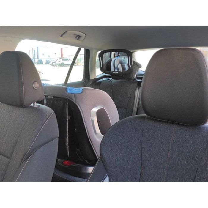 Дополнительное зеркало заднего вида FreeON світлодіодне, з підсвічуванням і дистанційним керуванням, black (38145) изображение 3