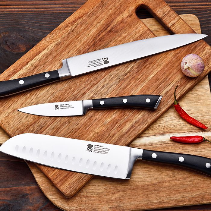 Кухонний ніж MasterPro Foodies collection сантоку 17,5 см (BGMP-4311) зображення 6