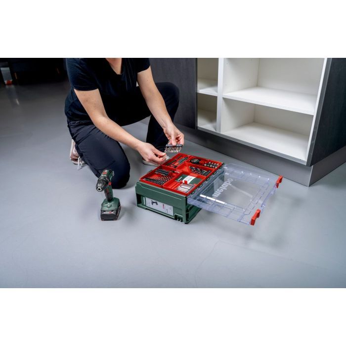Шуруповерт Metabo BS 18 Set, 18V. 2х2Ah, 24·48Нм, 0-450·0-1600об/хв, 1.3кг (602207710) зображення 5