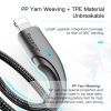 Дата кабель USB 2.0 AM to Lightning 1.0m 2.4A black Essager (EXCL-LS01) зображення 7