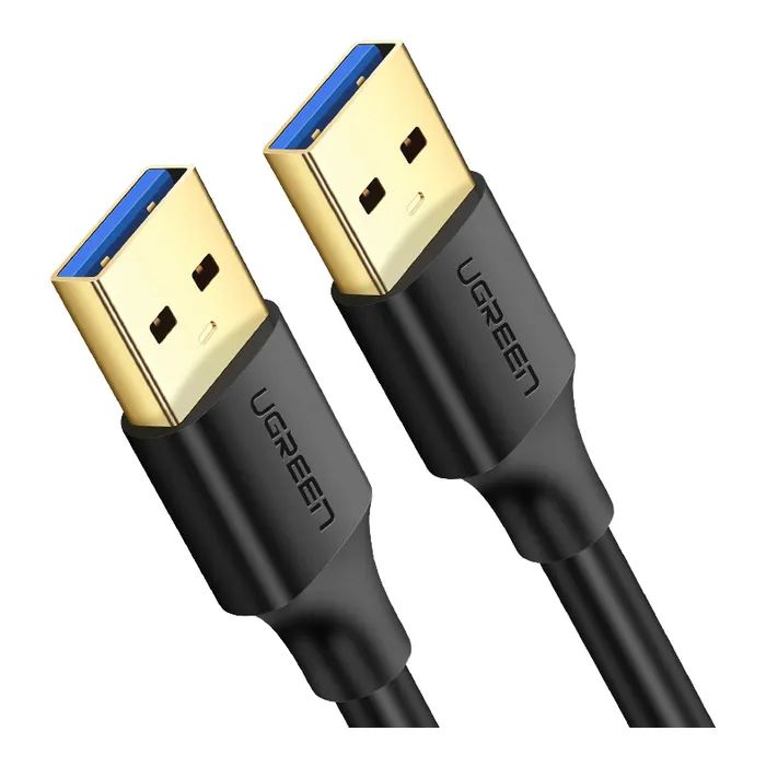 Дата кабель USB 3.0 AM/AM 2.0m US128 black Ugreen (10371)