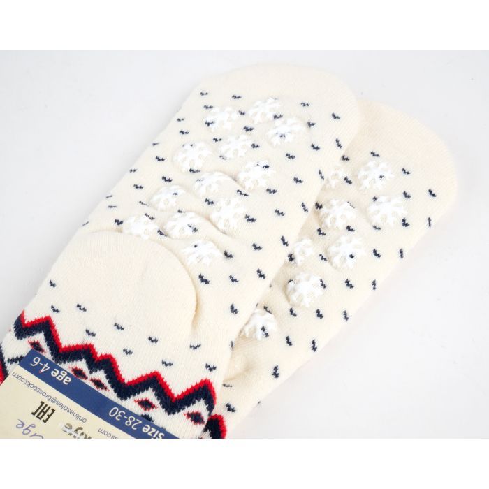 Шкарпетки дитячі Bross махрові новорічні (9901-4-6-red) зображення 3