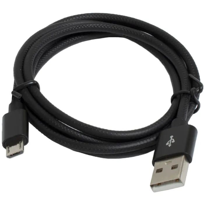 Дата кабель USB 2.0 AM to Micro 5P 1.0m 2.4A black Patron (CAB-PN-USB-MICRO-1-B) > цены в Киеве и Украине Дата кабель USB 2.0 AM to Micro 5P 1.0m 2.4A black Patron (CAB-PN-USB-MICRO-1-B)