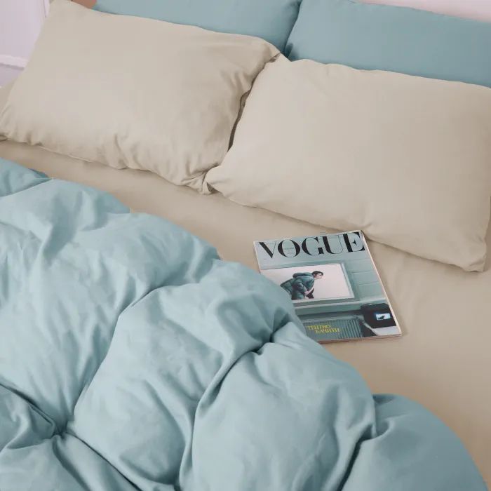 Постельное белье MirSon 007-006 Milk/Menthol Фланель 2x143x210 Семейный (2200009660429) изображение 3