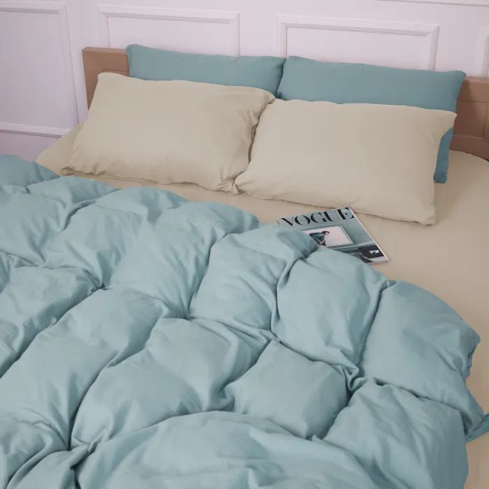 Постельное белье MirSon 007-006 Milk/Menthol Фланель 2x143x210 Семейный (2200009660429) изображение 5