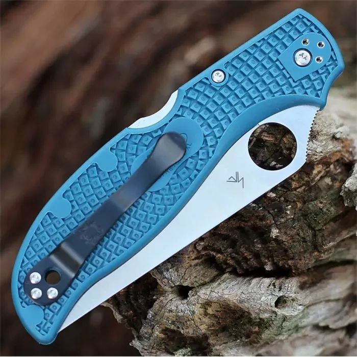 Ніж Spyderco Stretch 2 XL Lightweight K390 FRN Blue (C258FPK390) зображення 6