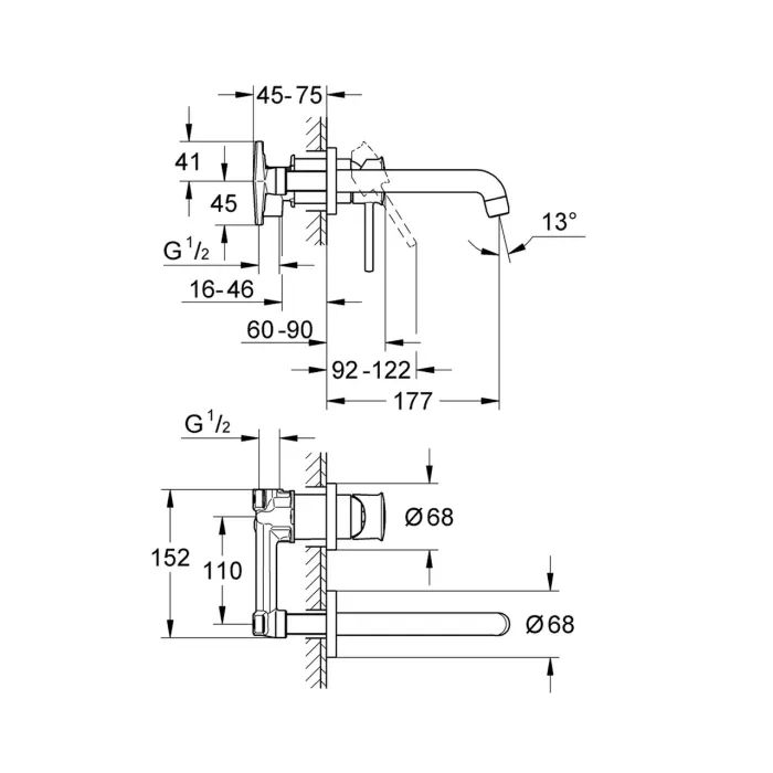 Смеситель Grohe 2029200C (CV032455) изображение 2
