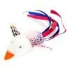 Іграшка для котів Hippie Pet Пташка рожева 7.5 см (HIPCT2304040RO)