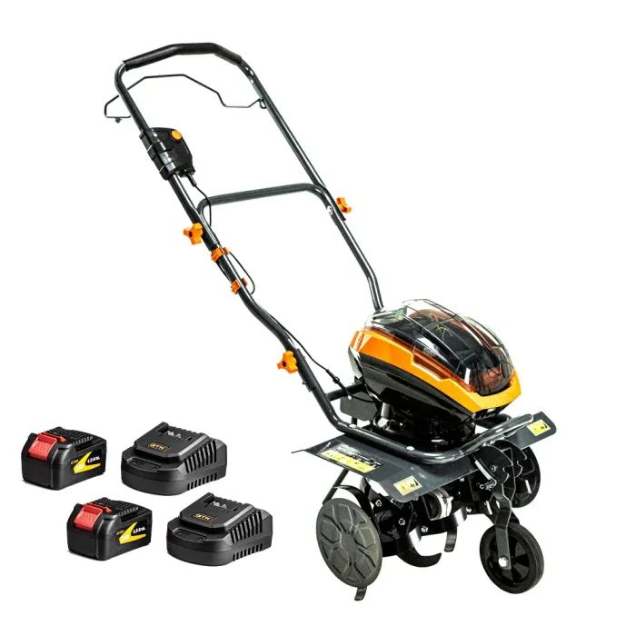 Культиватор GTM BT56, 2x18V, ширина 36/56см, 2x4Ah (BT56_KIT)