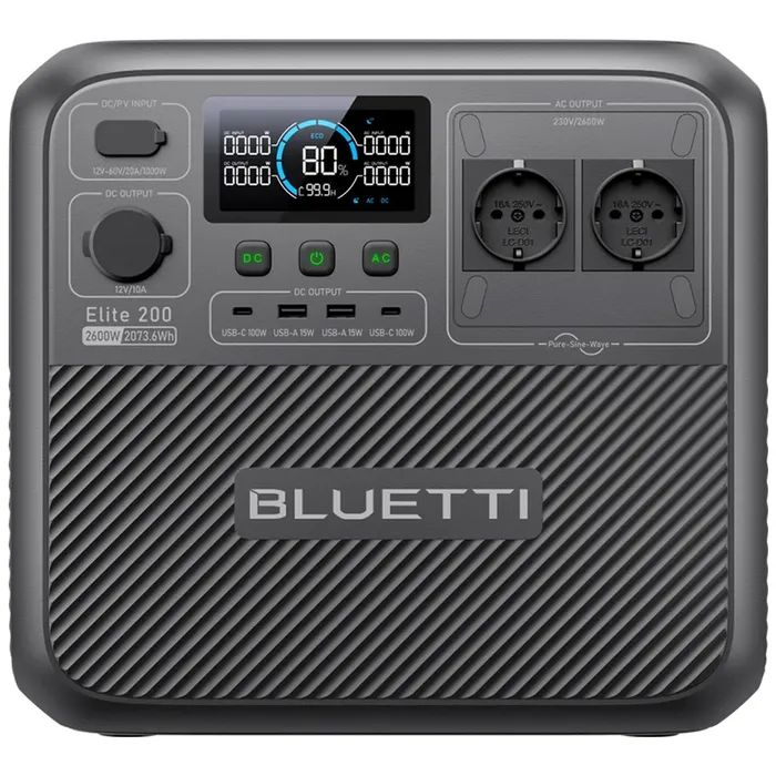 Зарядная станция BLUETTI Elite 200 V2, 2700W 2073Wh (EL200V2)