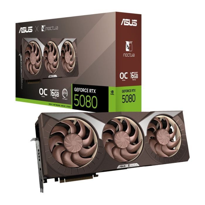 Видеокарта ASUS GeForce RTX5080 16GB NOCTUA OC (RTX5080-O16G-NOCTUA)