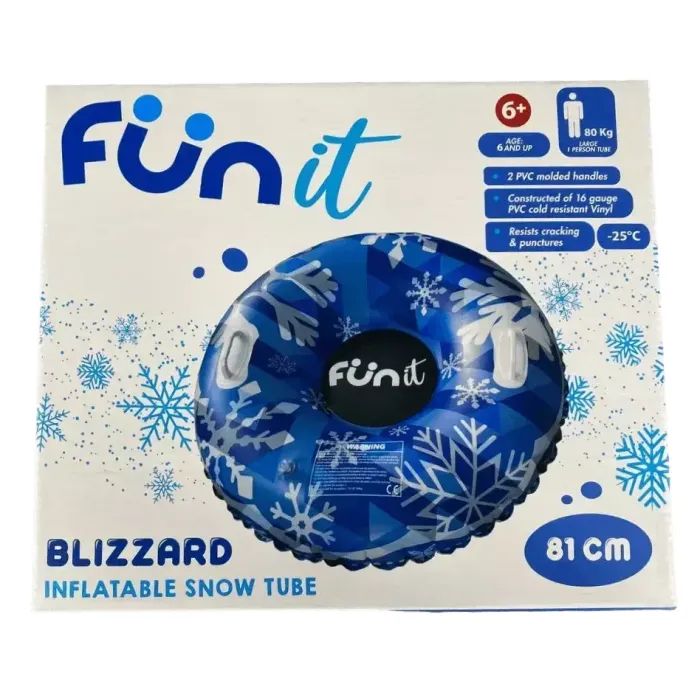 Санки Bottari BLIZZARD Тюбінг 81 см синій (72002-IS) изображение 3